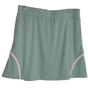 Izod Golf Womens Skort Skirt Shorts Pleated Athleisure Active Blue M NWOT bv